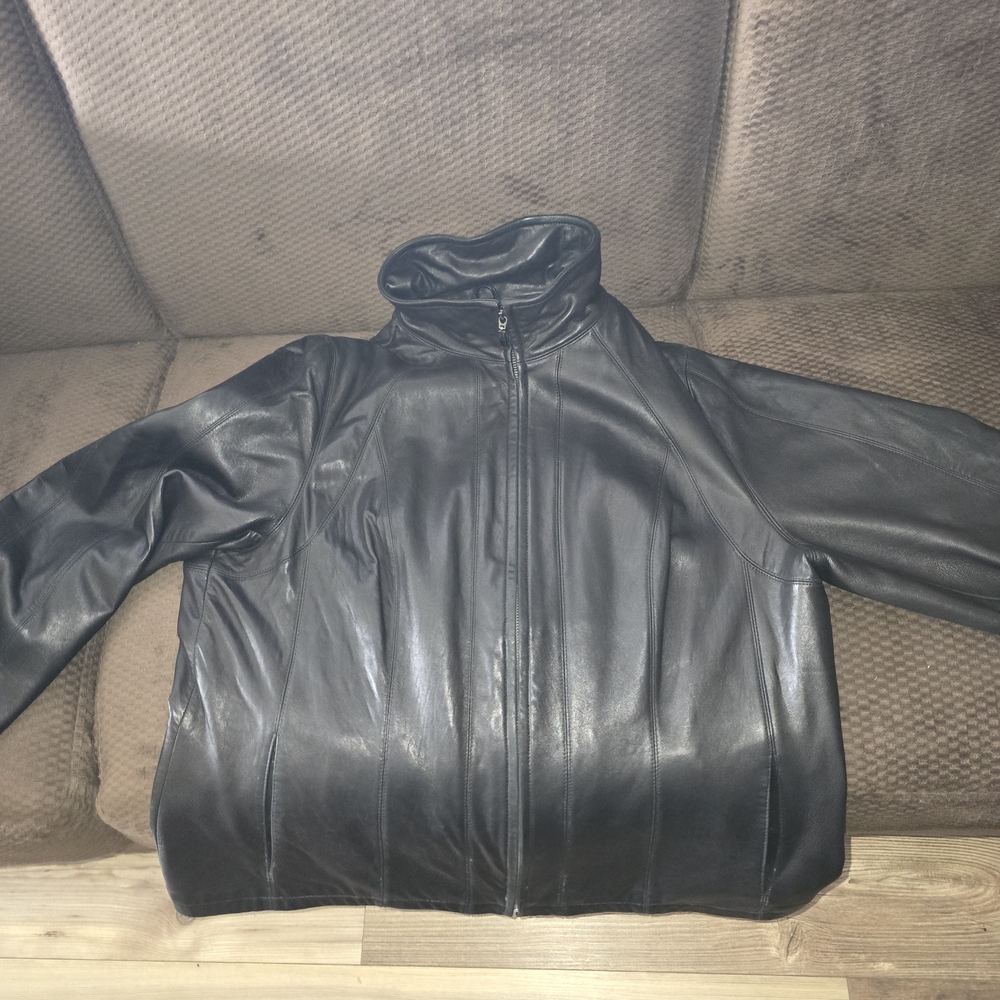 Worthington Womans Soft Leather Jacket